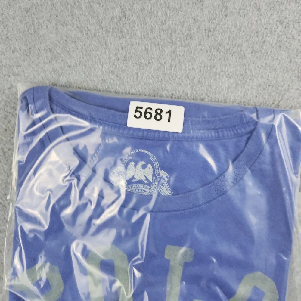 Polo Ralph Lauren T-Shirt Mens XXL Blue Graphic Cotton Short Sleeve Crew Neck